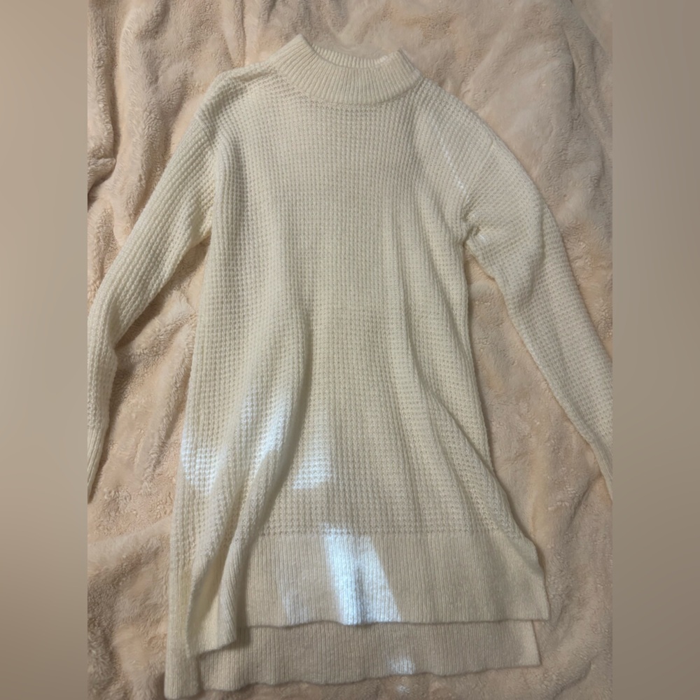 Dip Soft Cream Knit sweater dress